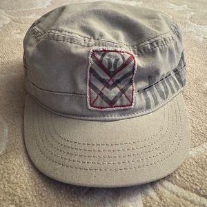 Hurley unisex Tan and Red Cadet Hat EUC